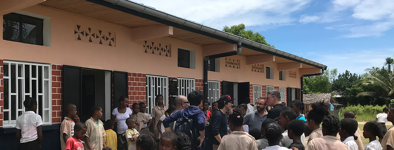 マダガスカルに建てた学校
