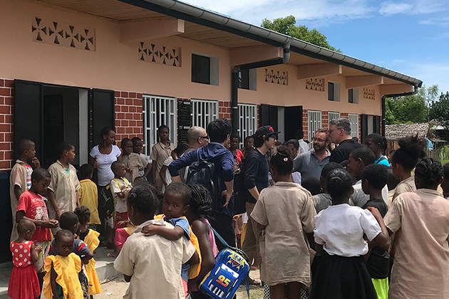 マダガスカルに建てた学校