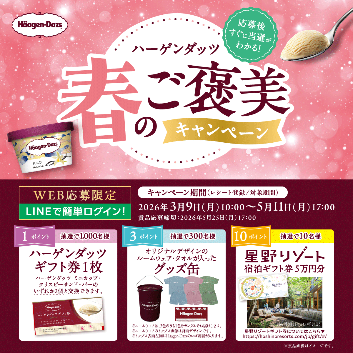 ハーゲンダッツ 春のご褒美キャンペーン