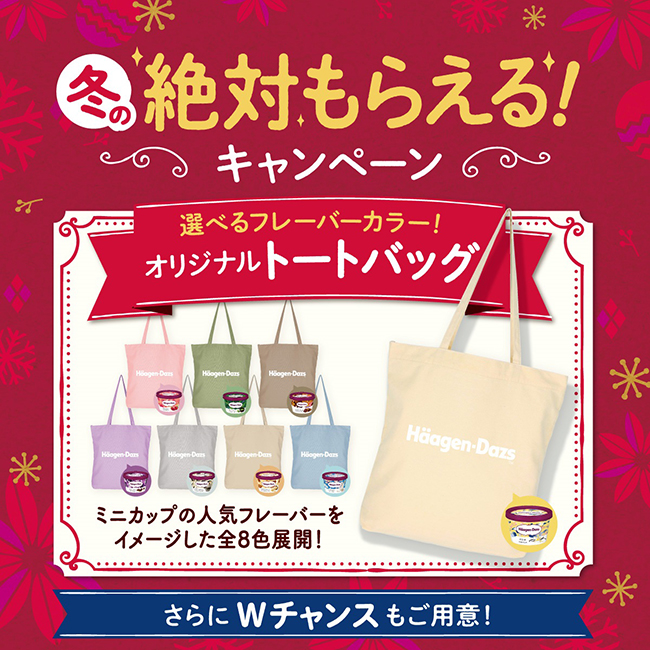 冬の絶対もらえるキャンペーンハーゲンダッツ10個購入でキャンペーンに応募しよう！