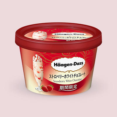 ミニカップ『ストロベリーホワイトチョコレート』