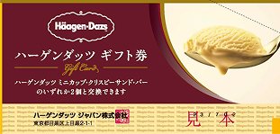 ハーゲンダッツ ギフト券 2枚
