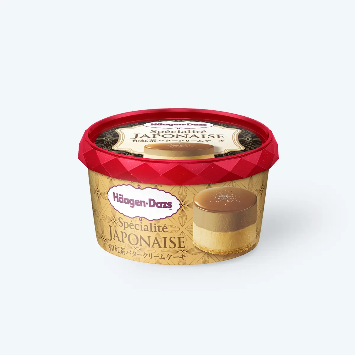 ハーゲンダッツ『スペシャリテジャポネ和紅茶バタークリームケーキ』