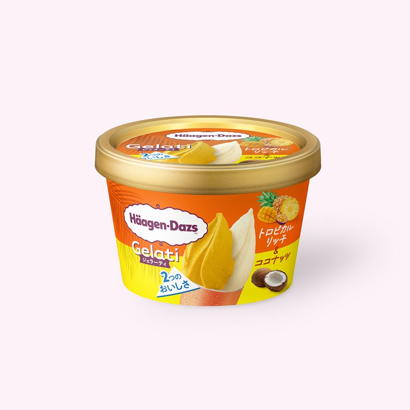 ミニカップ Gelati『トロピカルリッチ＆ココナッツ』
