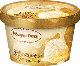 パッケージ：天使のおさそいホワイトチョコレート