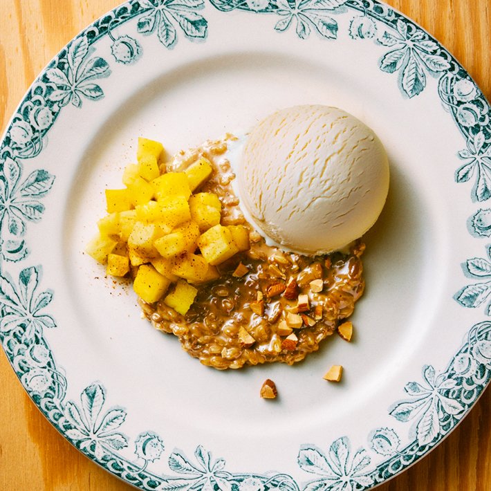 玄米のミルクコーヒーリゾット